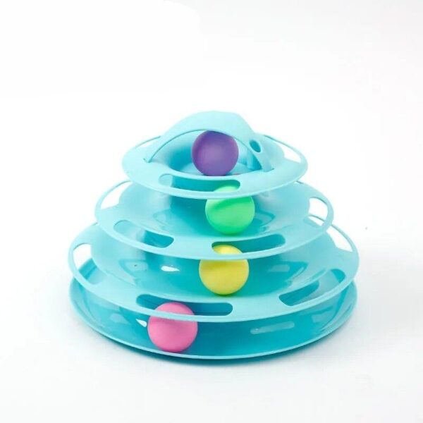 4-Level Cat Toy Tower