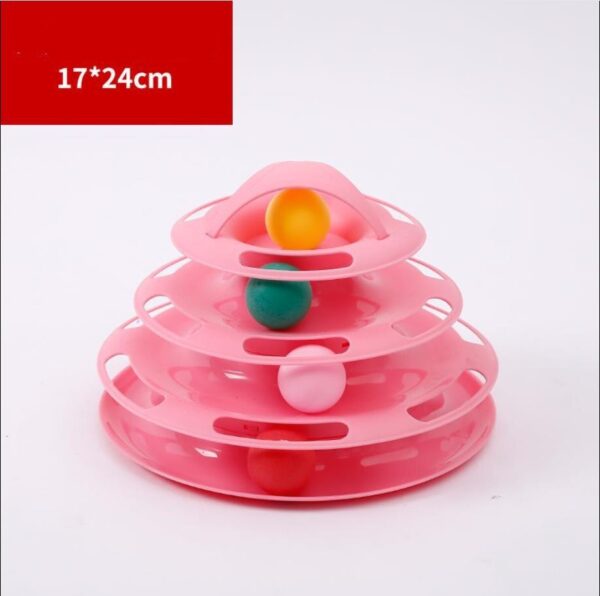 4-Level Cat Toy Tower
