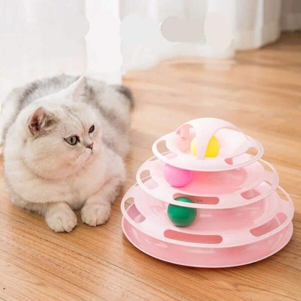 4-Level Cat Toy Tower