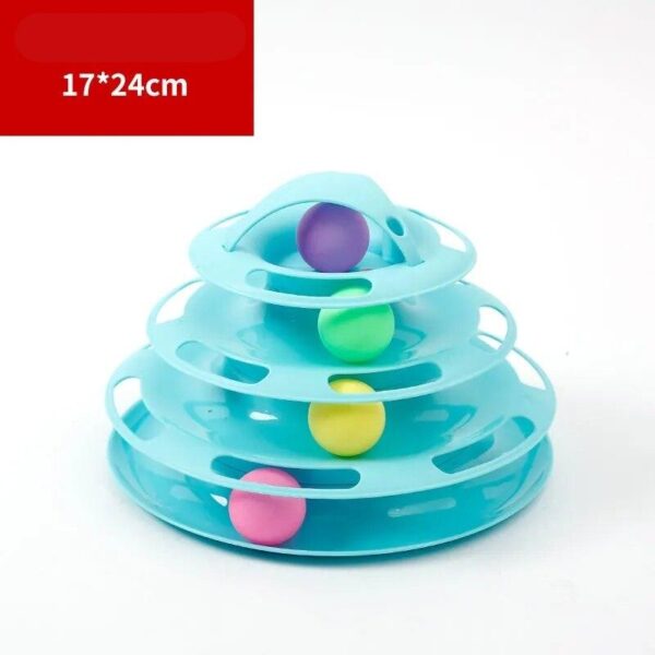 4-Level Cat Toy Tower