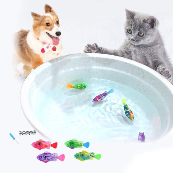 Electric LED Fish Toy for Cats