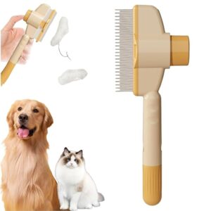 Self-cleaning Pet Flea Comb Grooming Brush