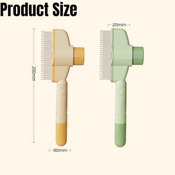 Self-cleaning Pet Flea Comb Grooming Brush